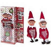 KDMD 12 Inch Vinyl Head Elf In Red Clothes In Box 2 Assorted 2 Pack