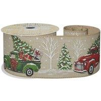 KDMD Green Pick-Up Truck Ribbon 63mm x 10yds