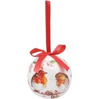 KDMD Winter Robins Baubles Set of 6