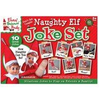 KDMD Deluxe Naughty Elf Box Of Jokes Assorted Designs in Red