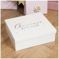 KDMD Bambino Folding Christmas Eve Box 46 x 40 x 4cm in White | Size: 46 x 40 x 4 cm