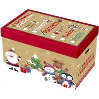 KDMD Christmas List Box Sand Gift Box in Light Sand