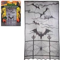 KDMD Black Bats Door Curtain Decoration