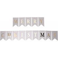 KDMD Merry Christmas Bunting 3 Pack in Grey