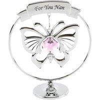 KDMD Crystocraft Chrome Plated Circle Ring - For You Nan in Silver