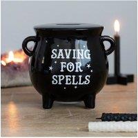KDMD Cauldron Money Box Black New Bone China