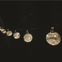 KDMD Warm White LED Rainbow Solar Lights 3.8m