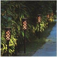 KDMD Solar Flame Lights Set of 5 Black