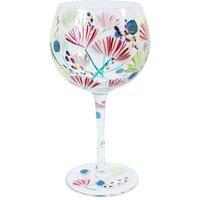 KDMD Meadow Thistles Gin Glass Clear