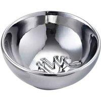 KDMD Ava May Oval Burner Bowl - Chrome 4 Pack in Silver