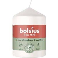 KDMD Cloudy White Bolsius Pillar Candle 80 x 58mm 3 Pack