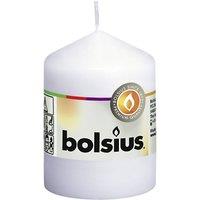 KDMD Bolsius Pillar Candle White 80mm x 58 mm 3 Pack