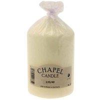 KDMD Chapel Candle 13.5cm 3 Pack Cream