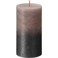 KDMD Faded Caramel Anthracite Bolsius Rustic Metallic Candle 80 x 68mm 2 in Dark Grey