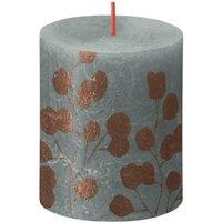 KDMD Bolsius Rustic Green Eucalyptus Silhouette Candle 80mm x 68mm 2 Pack