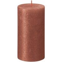 KDMD Amber Bolsius Rustic Shimmer Metallic Candle 130 x 68mm