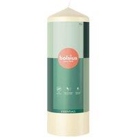 KDMD Bolsius Soft Pearl Essential Pillar Candle 200mm x 58mm in Light Sand