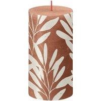 KDMD Rusty Pink Sage Bolsius Rustic Silhouette Candle 130 x 68mm in Terracotta