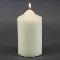 KDMD 130x70mm Church Candle White Chapel Candle in Ivory