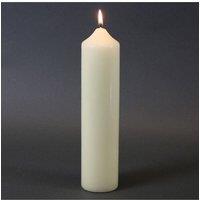 KDMD 265x50mm Church Candle White Chapel Candle in Ivory