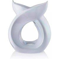 KDMD Ava May Pearlised White Cross Over Burner