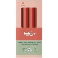 KDMD Bolsius Delicate Red Essentials Dinner Candles 170 x 20mm
