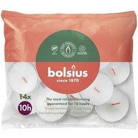 KDMD Bolsius Maxi Tealights - White 14 Pack