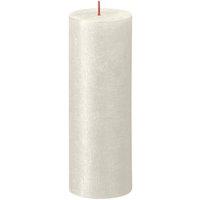 KDMD Bolsius Rustic Ivory Shimmer Metallic Candle 190mm x 68mm