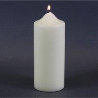 KDMD 175x70mm Church Candle White Chapel Candle in Ivory