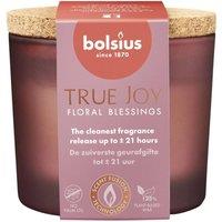 KDMD True Joy Fragrance Glass Candle - Floral Blessings in Pink