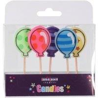 KDMD Balloon Shaped Candles 6 Pack Multicolor