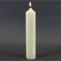 KDMD 265x60mm Church Candle White Chapel Candle in Ivory