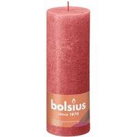 KDMD Blossom Pink Bolsius Rustic Shine Pillar Candle 190 x 68mm