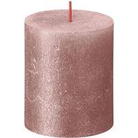 KDMD Pink Bolsius Rustic Shimmer Metallic Candle 80 x 68 mm