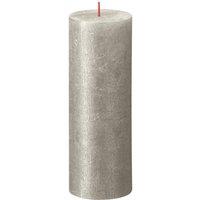 KDMD Bolsius Rustic Champagne Shimmer Metallic Candle 190mm x 68mm in Grey