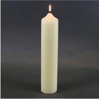 KDMD 300x60mm Church Candle White Chapel Candle in Ivory