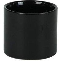 KDMD Hortus Sofia Glossy Black Ceramic Pot 7cm 5 Pack