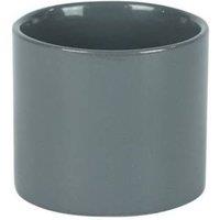 KDMD Hortus Sofia Glossy Grey Ceramic Pot 7cm 5 Pack