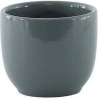 KDMD Glossy Grey Hortus Cairo Pot 8x7cm 5 Pack | Size: 8x7 cm