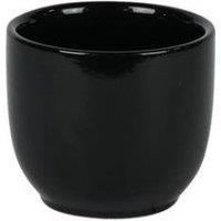 KDMD Glossy Black Hortus Cairo Pot 8x7cm 5 Pack | Size: 8x7 cm
