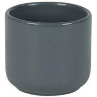KDMD Hortus Havana Glossy Grey Ceramic Pot 7cm 5 Pack
