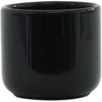 KDMD Hortus Havana Glossy Black Ceramic Pot 7cm 5 Pack