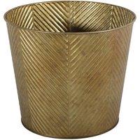 KDMD Heather Wash Lined Zinc 19cm 5 Pack in Gold