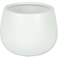 KDMD Matt White Hortus Pot 8.5x8cm 4 Pack | Size: 8.5x8 cm