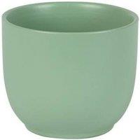 KDMD Matt Sage Hortus Cairo Pot 12x10cm 4 Pack in Light Green | Size: 12x10 cm