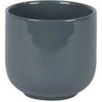 KDMD Hortus Havana Glossy Grey Ceramic Pot 11cm 4 Pack