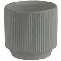 KDMD Hortus Matt White Tokyo Pot 12cm H x 13cm Dia 3 Pack