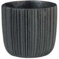 KDMD Vogue Black Linear Pot H7cm x Dia7cm 3 Pack