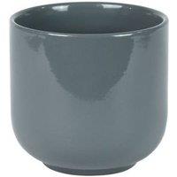 KDMD Hortus Havana Glossy Grey Ceramic Pot 13cm 3 Pack