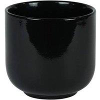 KDMD Hortus Havana Glossy Black Ceramic Pot 13cm 3 Pack